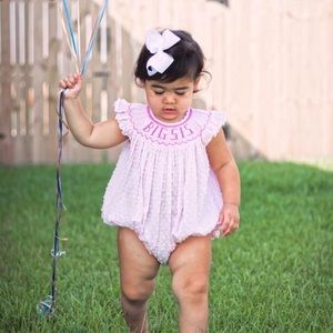 Cecil & Lou “Big Sis” Smocked Bubble